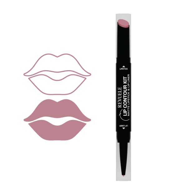 Revuele Matte Lipstick & Lip Liner/Rose 04