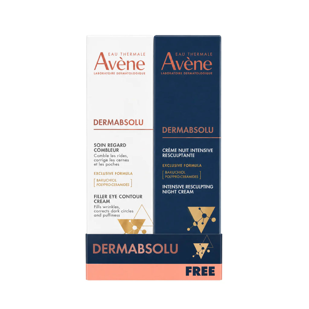 Avène DermAbsolu Eye Cream Get Free DermAbsolu Night Balm Bundle