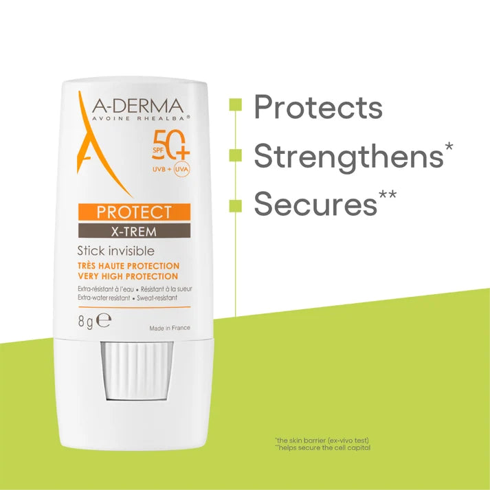 A-Derma Protect Invisible Sunscreen Stick SPF50