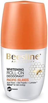Beesline Natural Whitening Roll On Deo Pacific Island 2x50ml