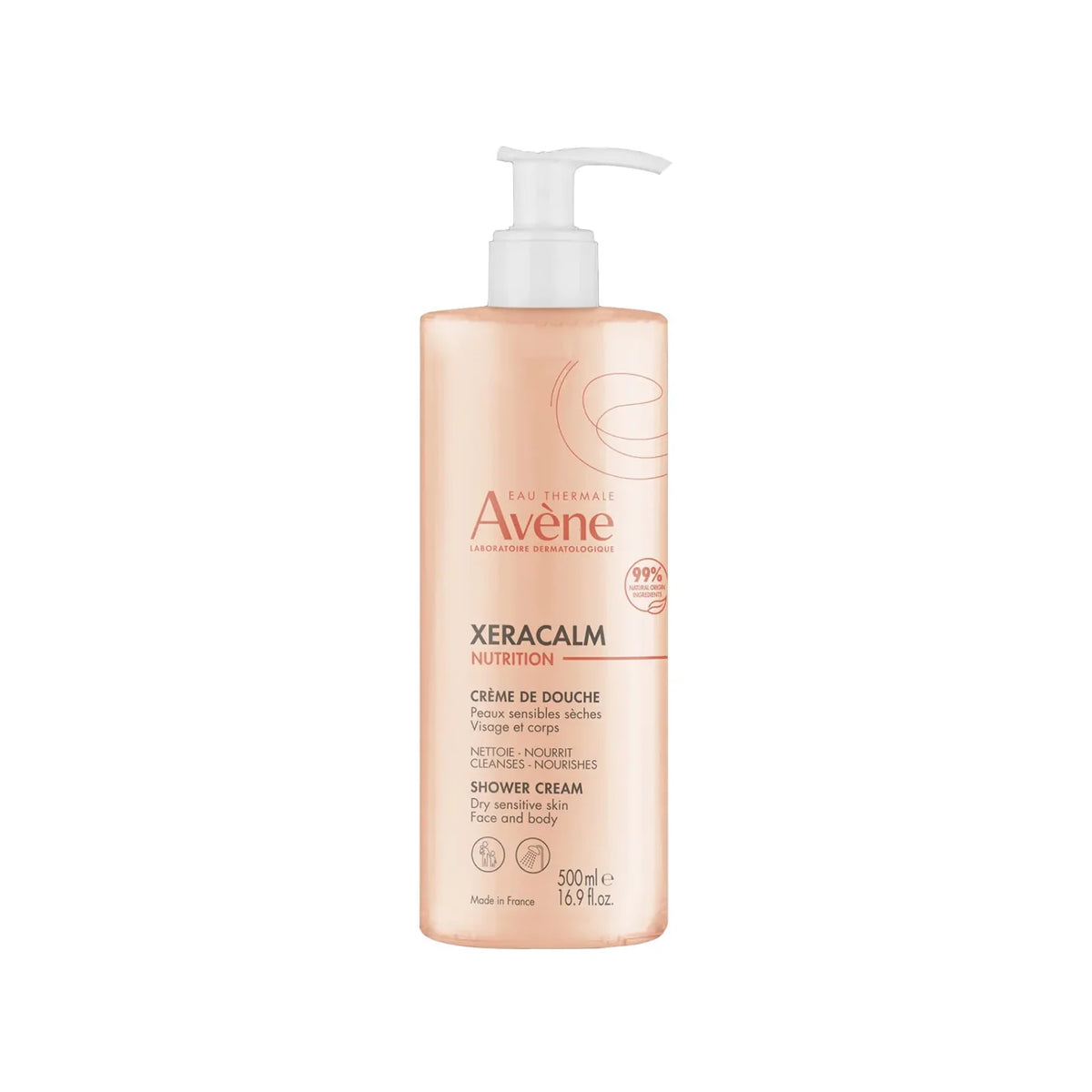 Avène XeraCalm Nutrition Shower Cream-Dry Sensitive Skin Face & Body 500ml