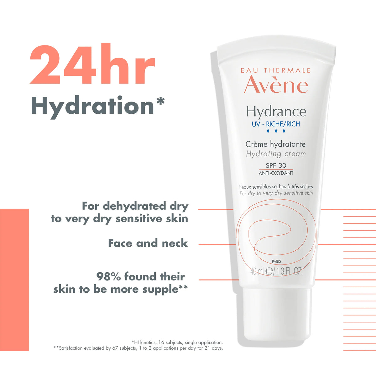 Avène Hydrance UV Rich Hydrating Cream SPF30 40ml