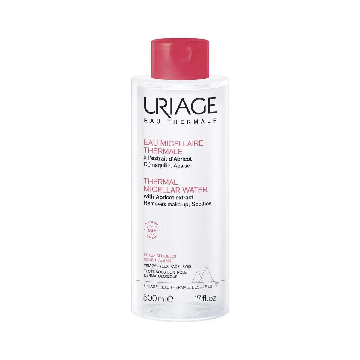 Uriage Thermal Micellar Water With Apricot Extract 500ml