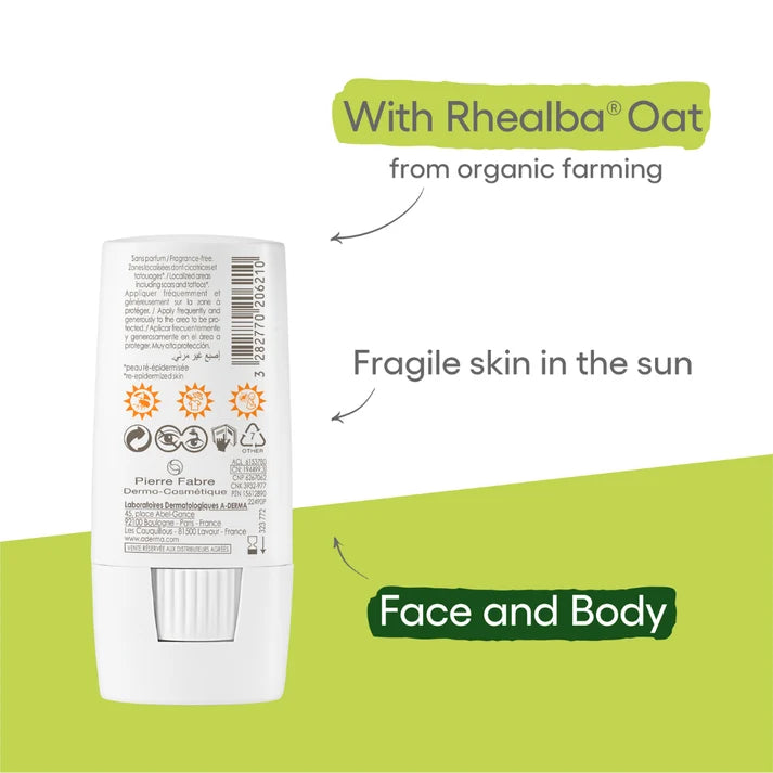 A-Derma Protect Invisible Sunscreen Stick SPF50
