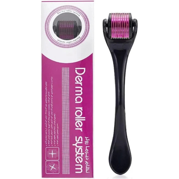 ProGrip Tools Derma Roller 0.5mm with 540 Titanium Needles : Skin Rejuvenation, Hair Growth, and Cellulite Reduction - Pain-Free Treatment for Thicker, Elastic Skin and Fuller Hair (Pack of 1)