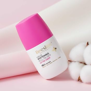 Beesline Whitening Roll On Deodorant-Cotton Candy 2x50ml