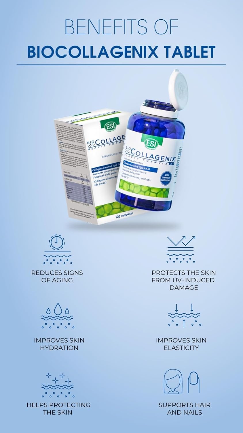 ESI Biocollagenix Marine Collagen 120 tablets