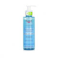 Eucerin DermatoClean Hyaluron gel cleanser bottle on a white background