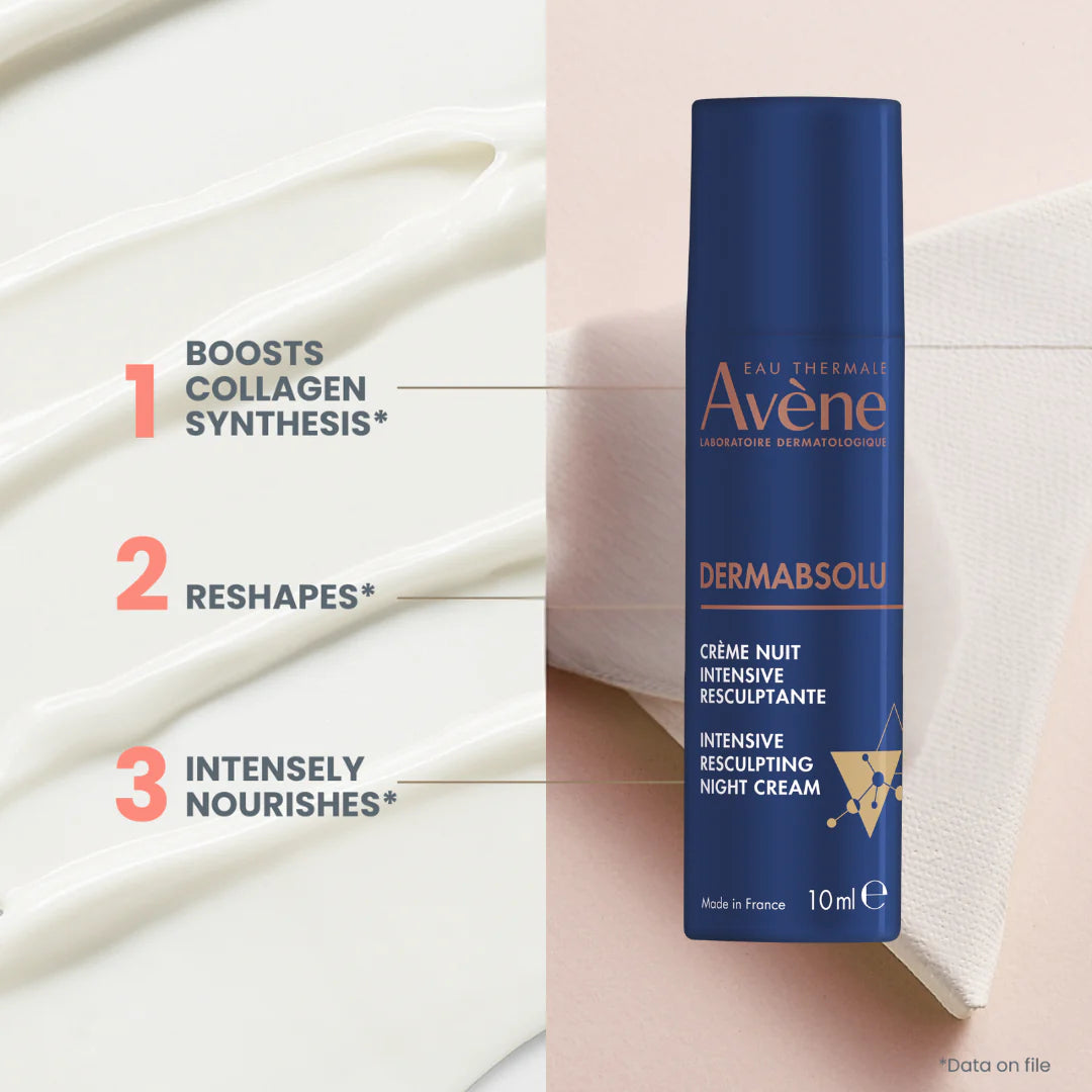 Avène DermAbsolu Eye Cream Get Free DermAbsolu Night Balm Bundle