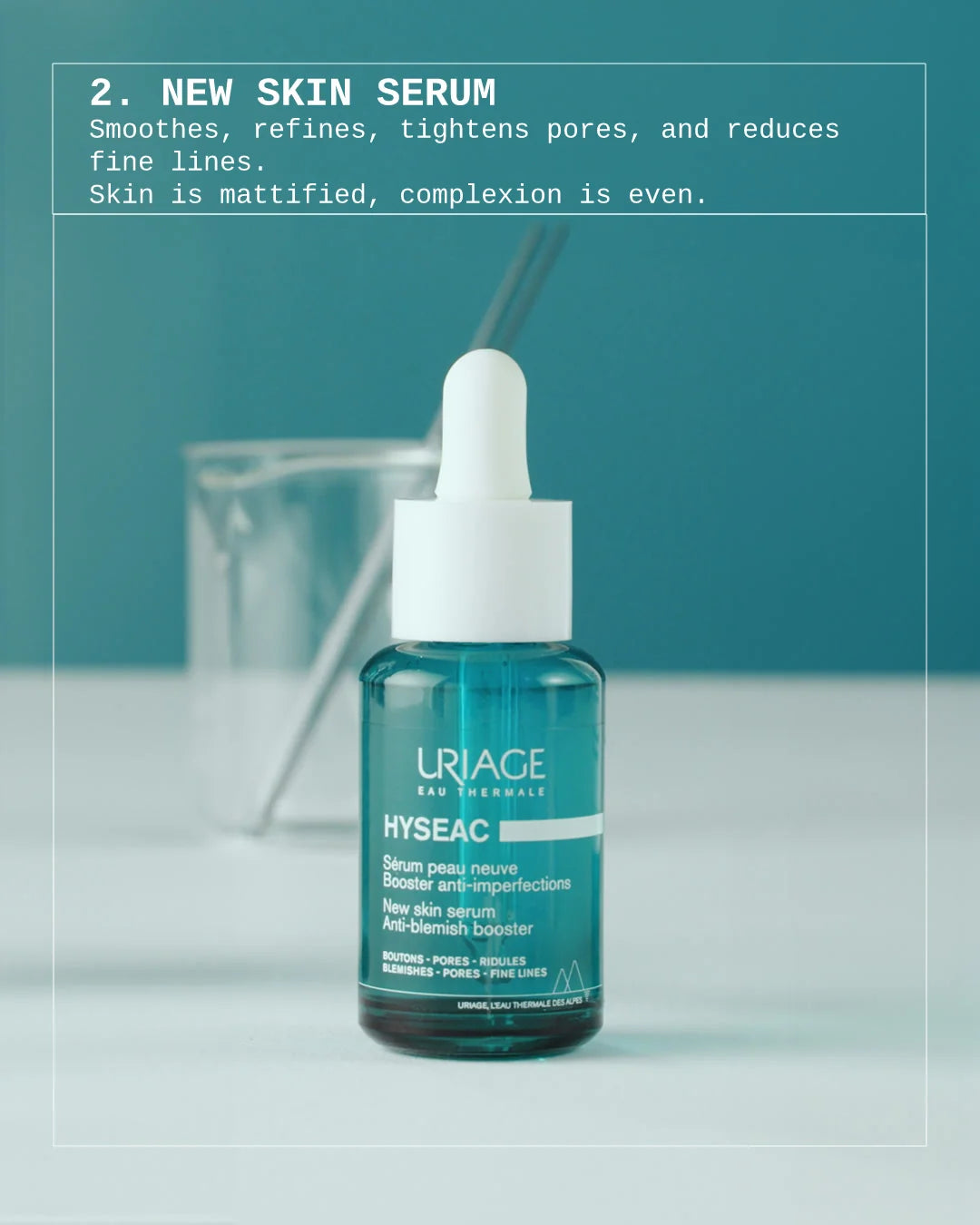 Uriage Hyseac Serum Peau Neuve - Anti-Imperfection Serum for Clear and Smooth Skin 30ml