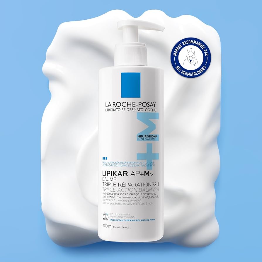 La Roche Posay Lipikar Baume AP+M Moisturising Body Balm For Dry & Eczema-Prone Skin 400ml