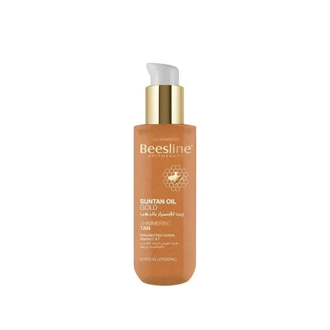 Beesline SunTan Oil Gold Shimmering Tan 200ml