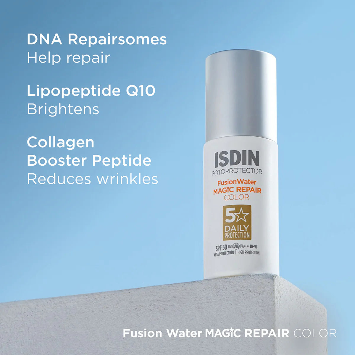 Fusion water magic repair color spf50+ 50ml