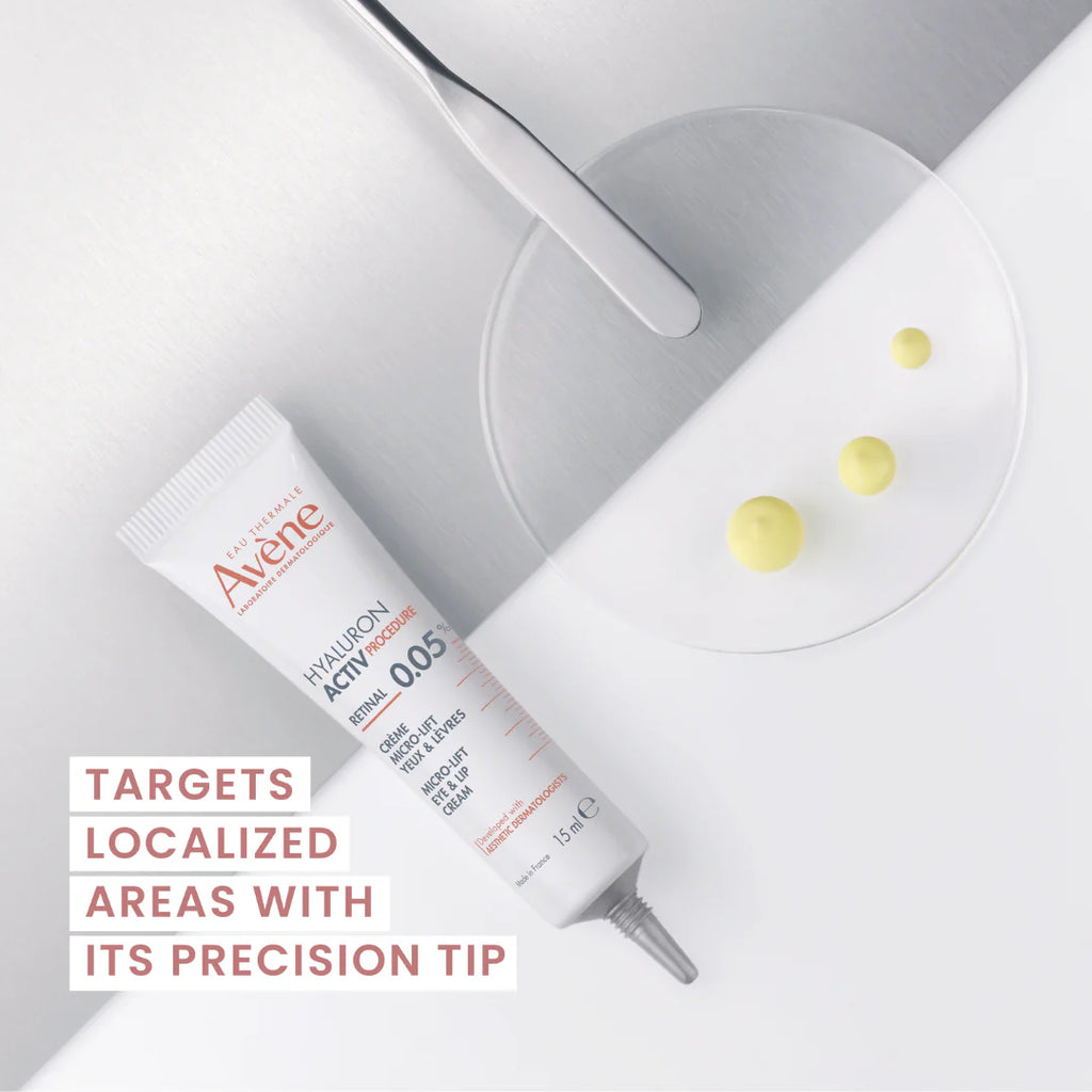 Avène Hyaluron Activ Procedure 0.05% Retinal Micro-Lift Eye & Lip Cream 15ml