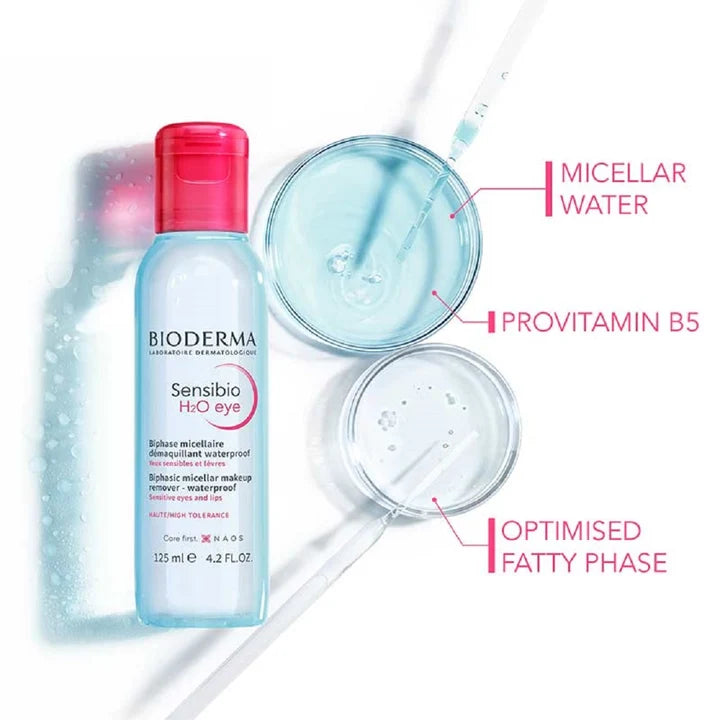 Bioderma Sensibio H2O Eye Micellar Water 125ml