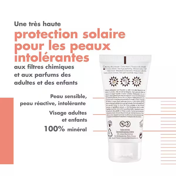 Avène Mineral Cream Sunscreen SPF 50+ 50ml