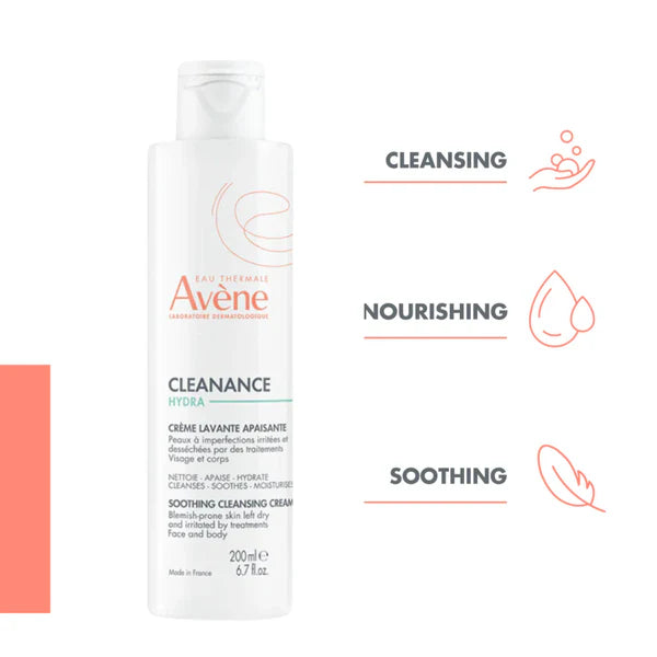 Avène Cleanance Hydra Soothing Cleansing Cream 200ml