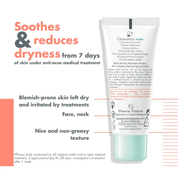 Avène Cleanance Hydra Soothing Cream 40ml