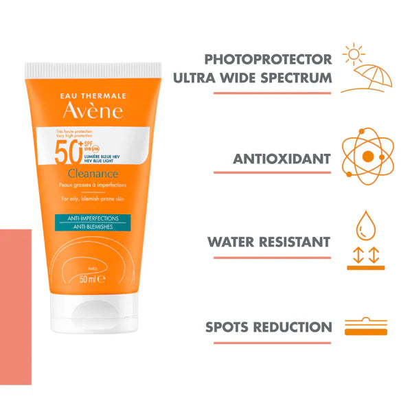 Avène Cleanance Sunscreen Spf 50+ 50ml
