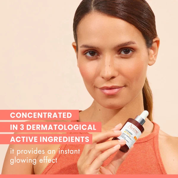 Avène Vitamin Cg Serum+Hydrance Aqua-Gel Buy 1 Get 1 Pouch