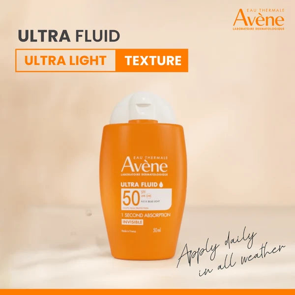 Avène Ultra Light Fluid Invisible SPF50 Sunscreen Buy 1 Get 1 Bundle