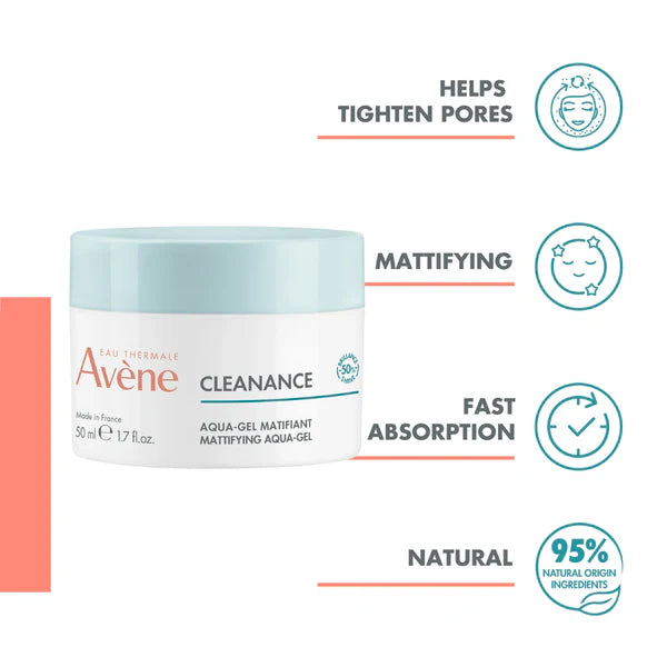 Avène Cleanance Aqua-Mattifying Gel 50ml