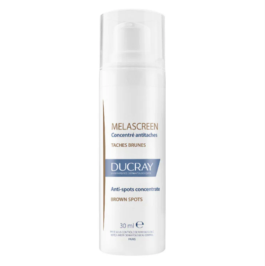 Ducray Melascreen skincare product on a white background
