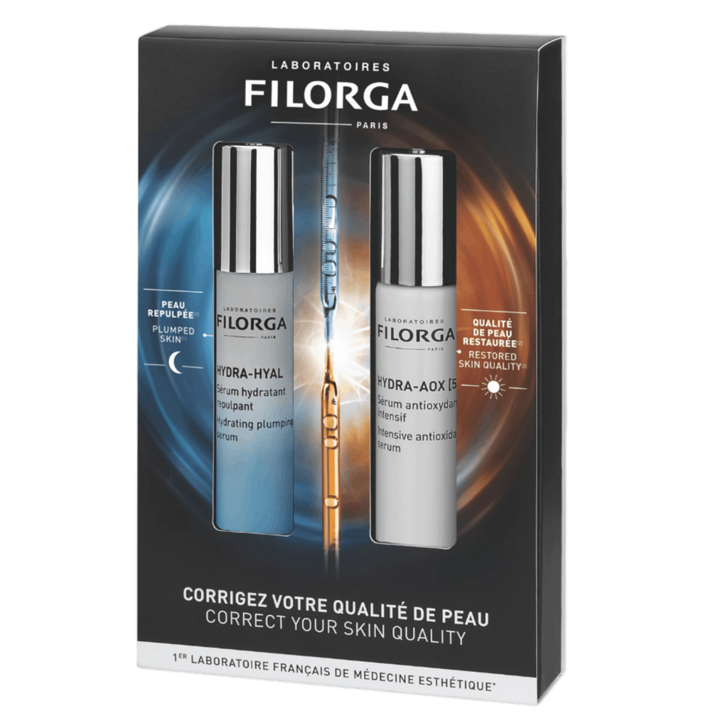 FILORGA COFFRET HYDRA HYAL SERUM HYDRATANT + HYDRA AOX SERUM ANTIOXYDANT