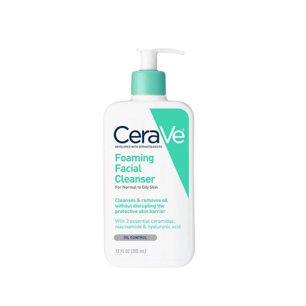 CeraVe Foaming Cleanser For Normal To Oily Skin With Hyaluronic Acid 236ml