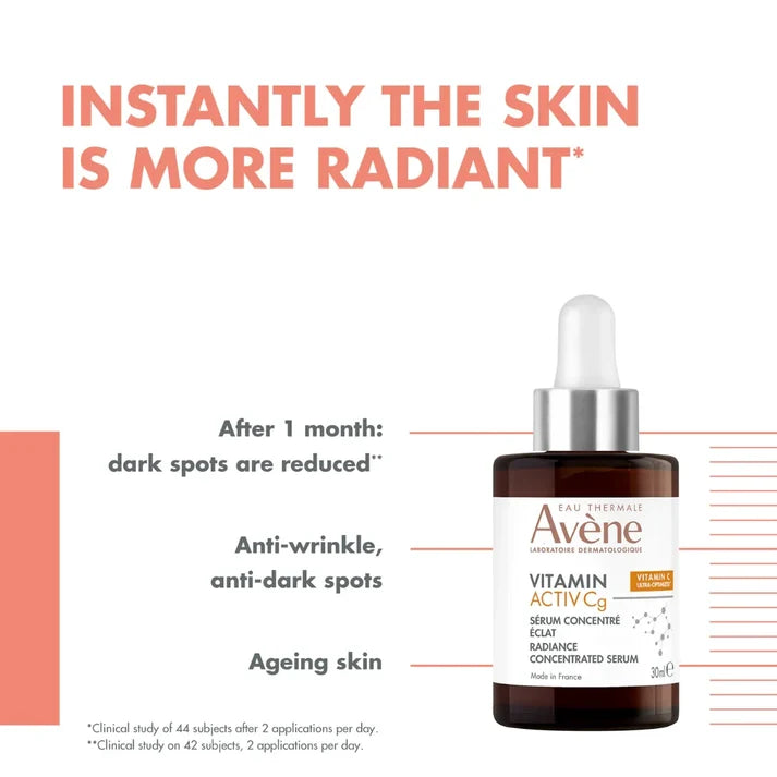 Avène Vitamin Cg Serum+Hydrance Aqua-Gel Buy 1 Get 1 Pouch