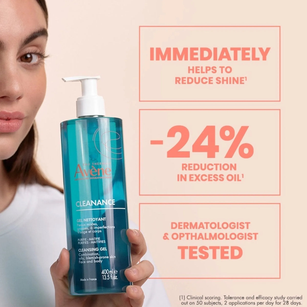 Cleanance Soap Free Cleansing Gel - Oily Blemish-Prone Skin 400ml