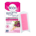 Veet Gel Wax Strips For Normal Skin, Body and Legs, 20 pieces