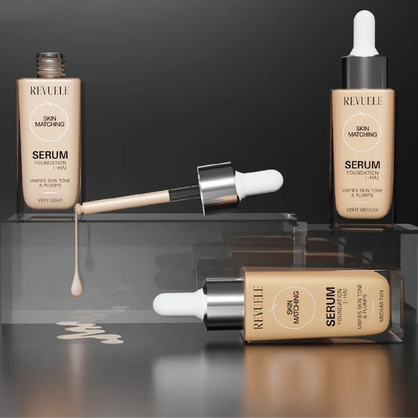 Revuele serum  foundation +HA light -medium