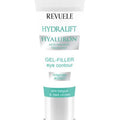 Revuele Hydralift Hyaluron gel-filler eye contour packaging on a white background