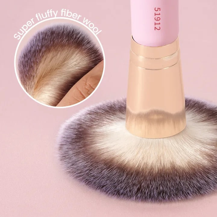 MAANGE - 7 pcs Eye & Face Brushes-Pink