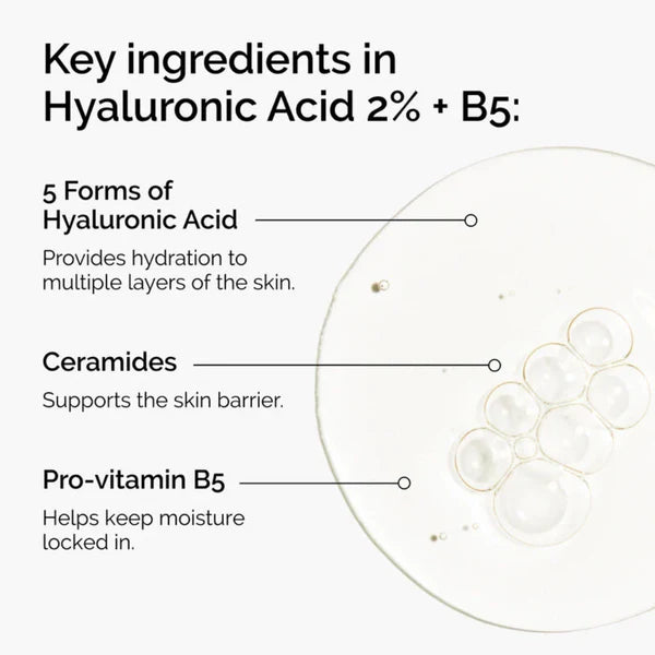 The Ordinary Hyaluronic Acid 2% + B5 Hydrating Serum With Ceramides 30ml