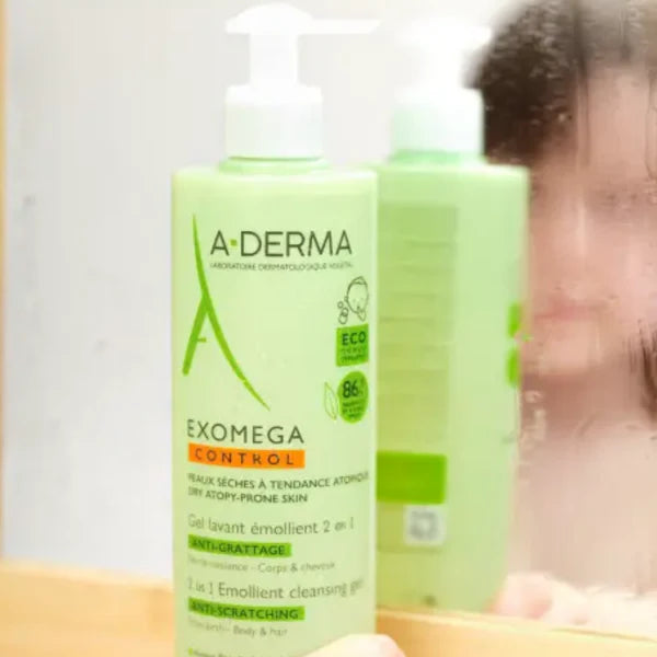 جل التنظيف المرطب A-Derma Exomega Control