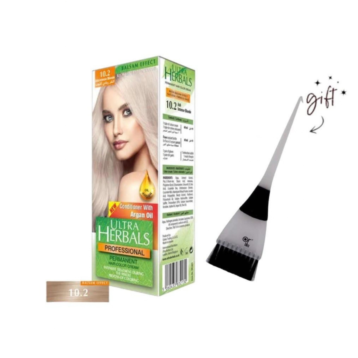 Ultra Herbals Hair Dye + Free Brush Bundle At 25% Off