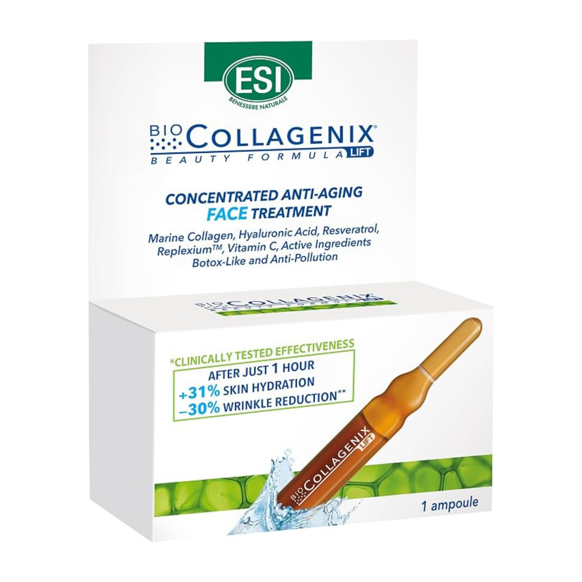 ESI Biocollagenix Concentrated Anti-aging Face Treatment 1 x Large 3 ml