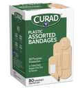 Curad Plastic Assorted Bandages 80pcs