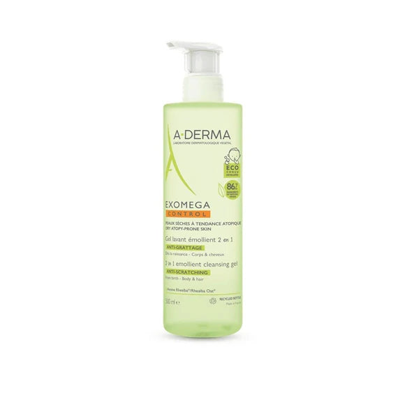 جل التنظيف المرطب A-Derma Exomega Control