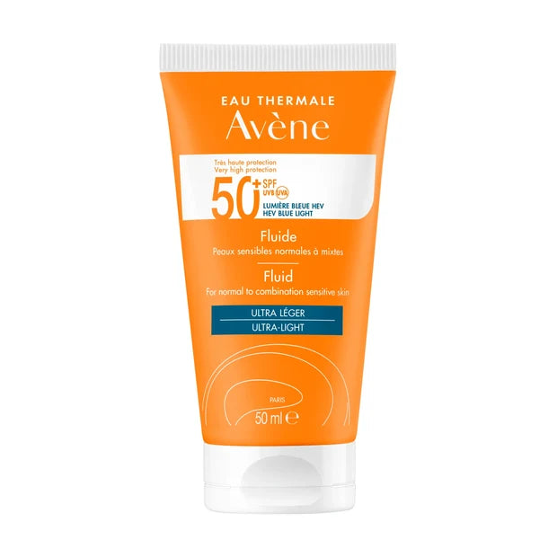Avène Fluid Sunscreen For Normal To Combination Sensitive Skin 50 ml