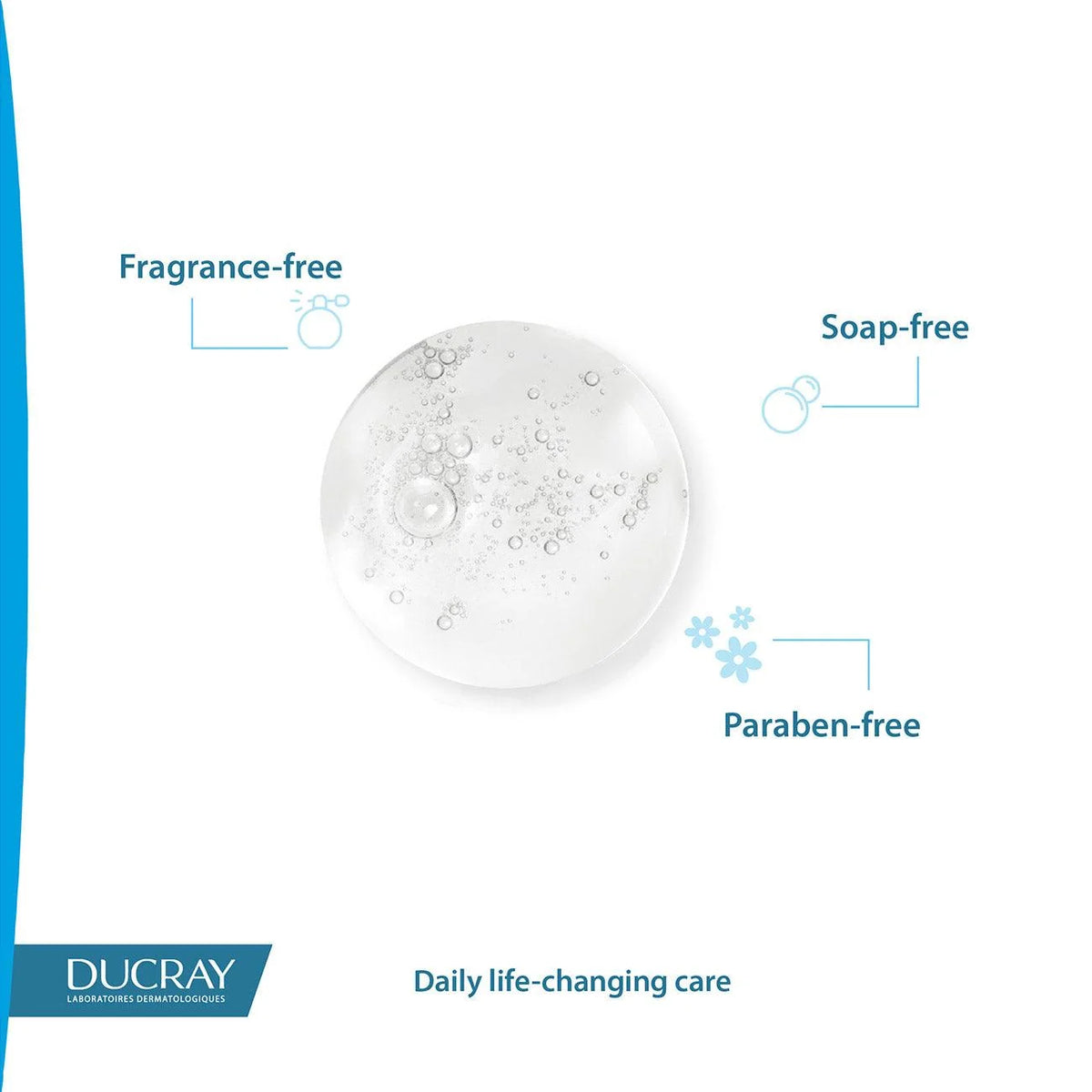 Ducray Dexyane Ultra-Rich Cleansing Gel, Face and Body - Very Dry and Atopy-Prone Skin 400ml