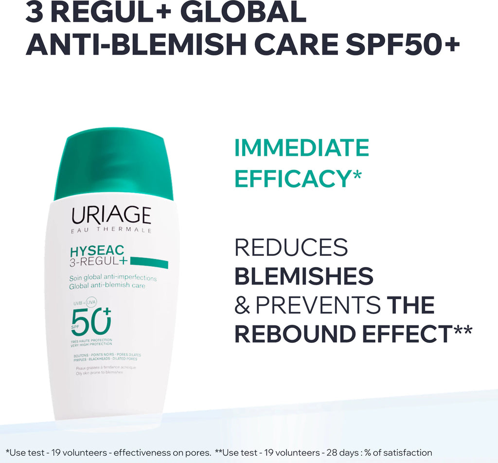 URIAGE Hyseac 3 Regul+ Global Anti-Blemish Care SPF 50+ 50ml