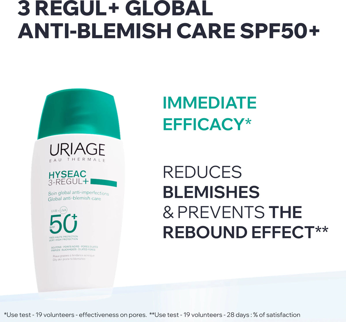 URIAGE Hyseac 3 Regul+ Global Anti-Blemish Care SPF 50+ 50ml