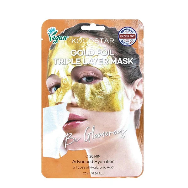 Kocostar Gold Foil Triple Layer Mask