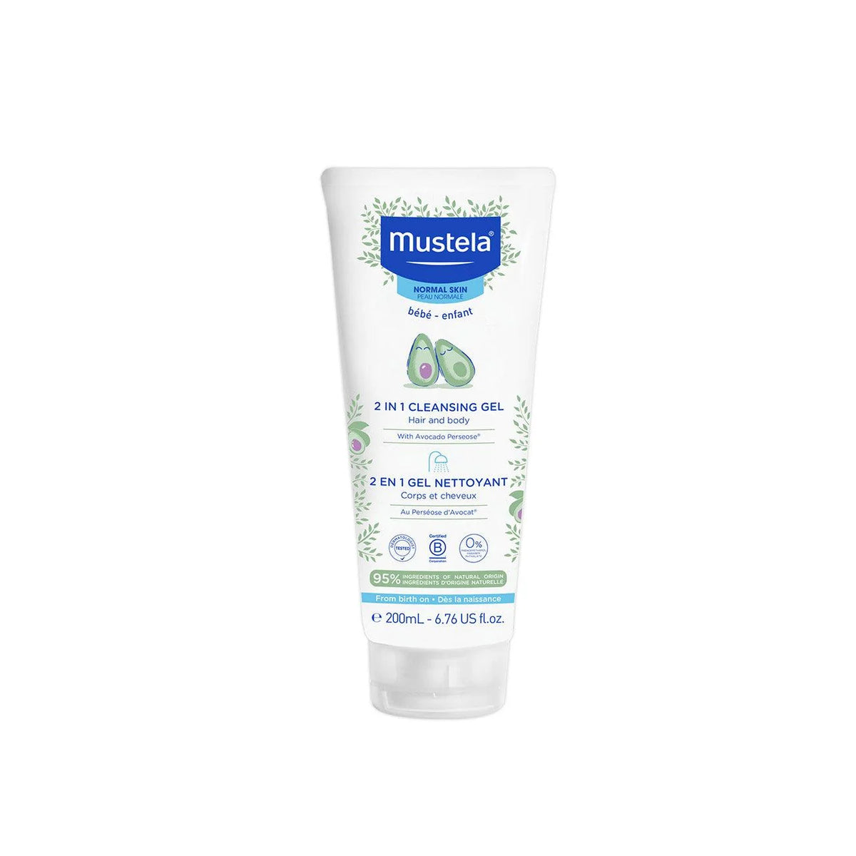 Mustela 2 In 1 Cleansing Gel