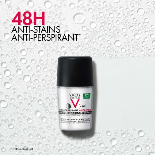 Vichy Homme 48H Anti-Perspirant Anti-Stains Deodorant