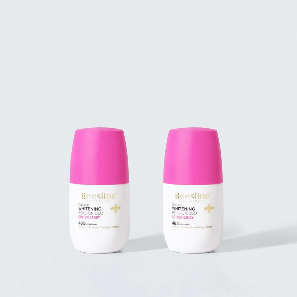 Beesline Whitening Roll On Deodorant-Cotton Candy 2x50ml