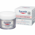 Eucerin Q10 Anti-Wrinkle Face Creme jar and packaging on a white background